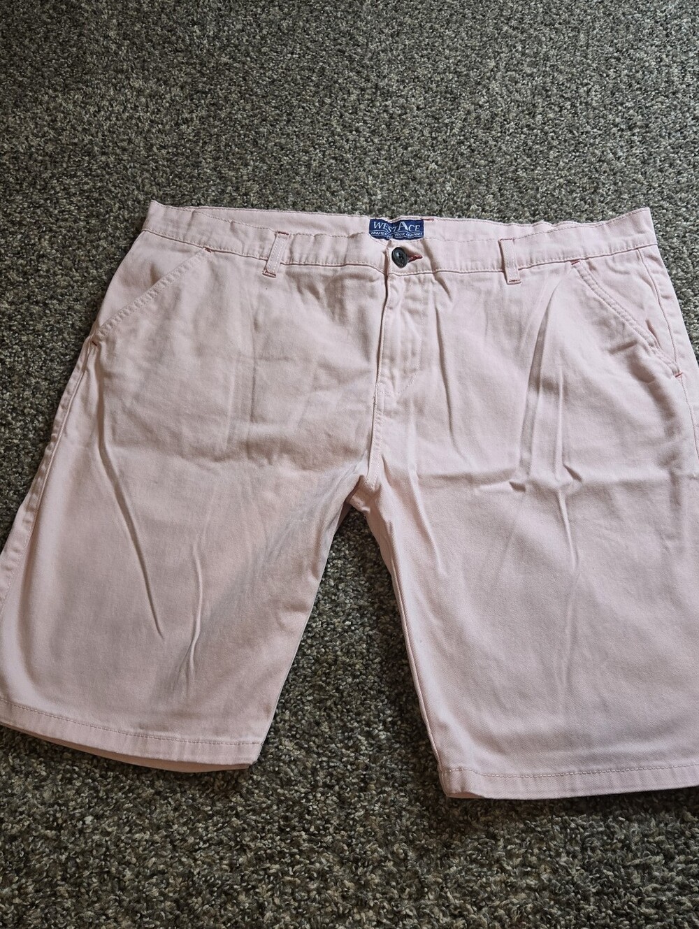 WestAce Light Pastel Pink Chino Cotton Dress Shorts Men's 40